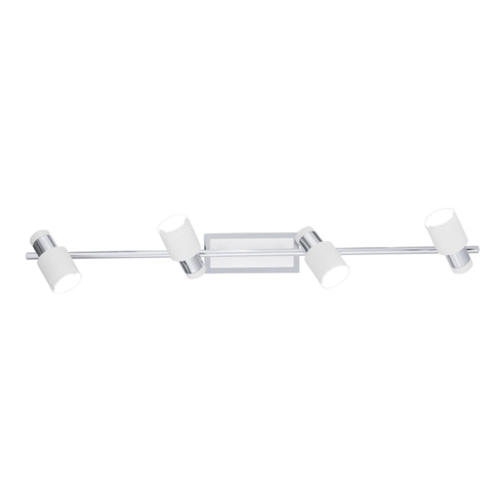 Spot varal blanco/cromo 4XGU10 INCL 5W DAVIDA - EG2066