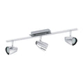 Spot varal cromo 3XGU10 inclui. 2,8W 3000K CORBERA - EG2234