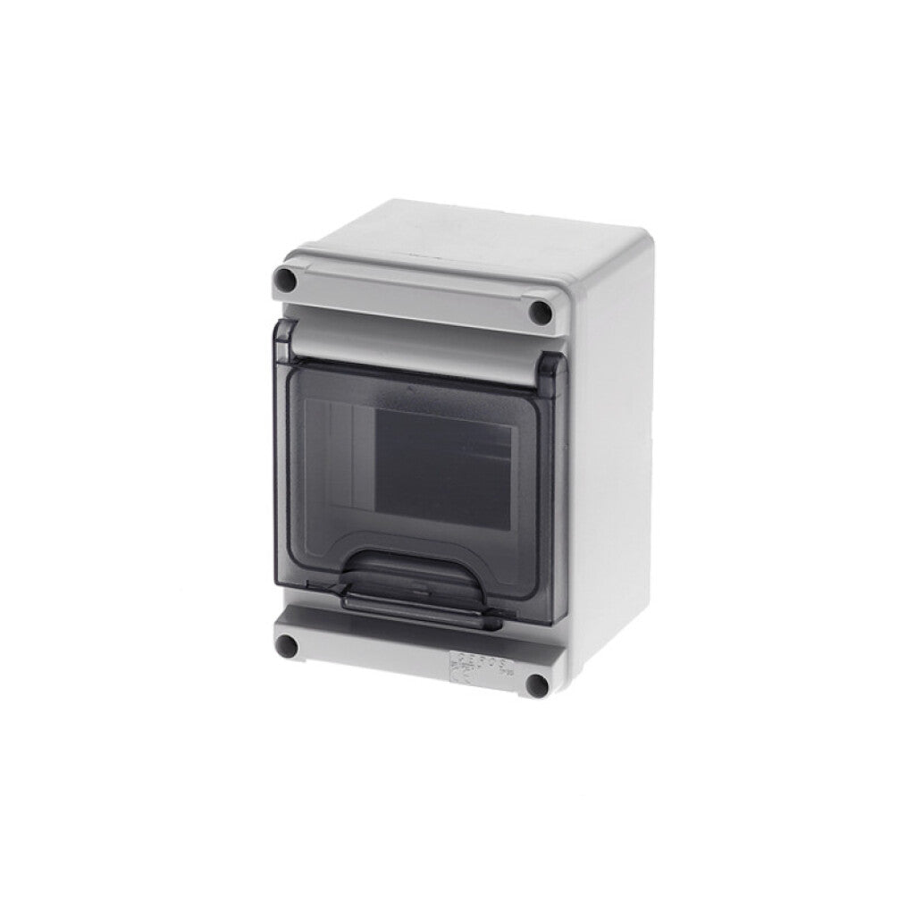 Tablero de adosar din 4 módulos puerta fumé, IP65 - GR5060
