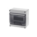 Tablero de adosar din 8 módulos puerta fumé, IP65 - GR5062