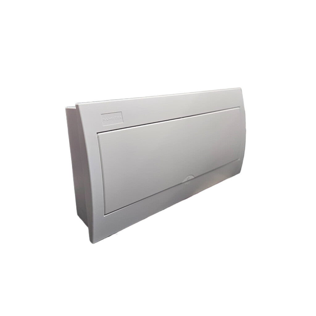 Tablero de embutir 18 módulos con puerta blanca - TA4014