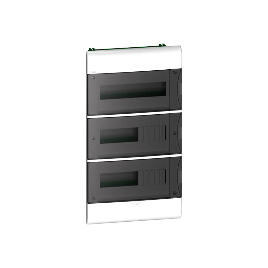 Tablero de embutir 36 polos c/puerta fumé - MG1931