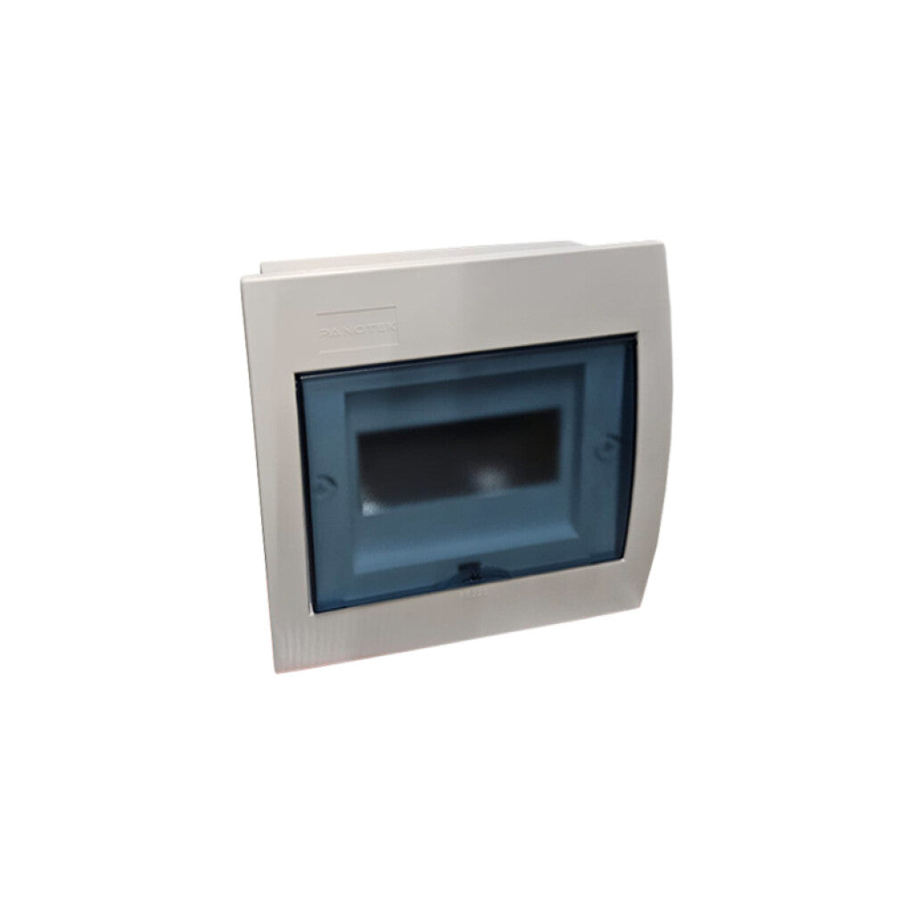 Tablero de embutir 6 módulos con puerta fumé - TA4021