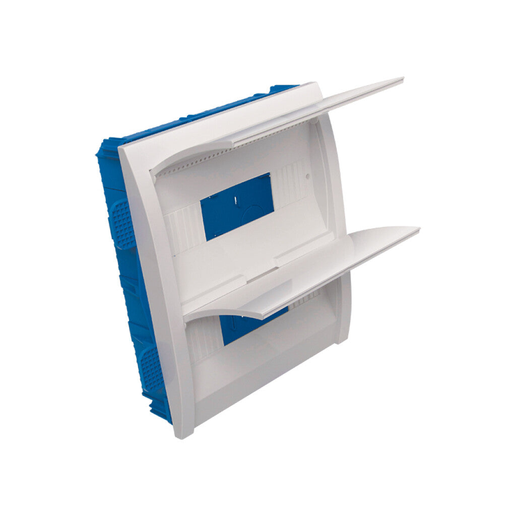 Tablero de embutir p/yeso 24 mód. din puerta opaca - C10218