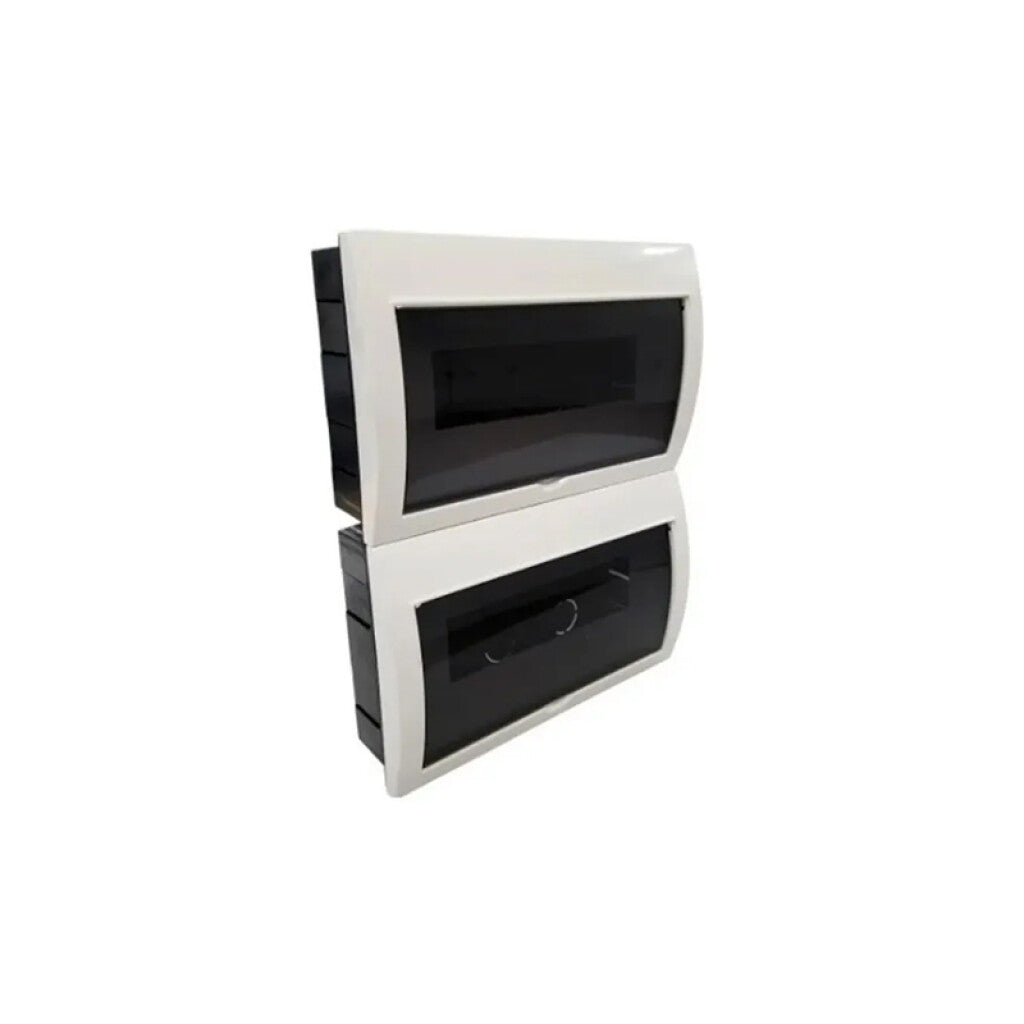 Tablero embutir 24 mód. DIN puerta fumé - CO7459