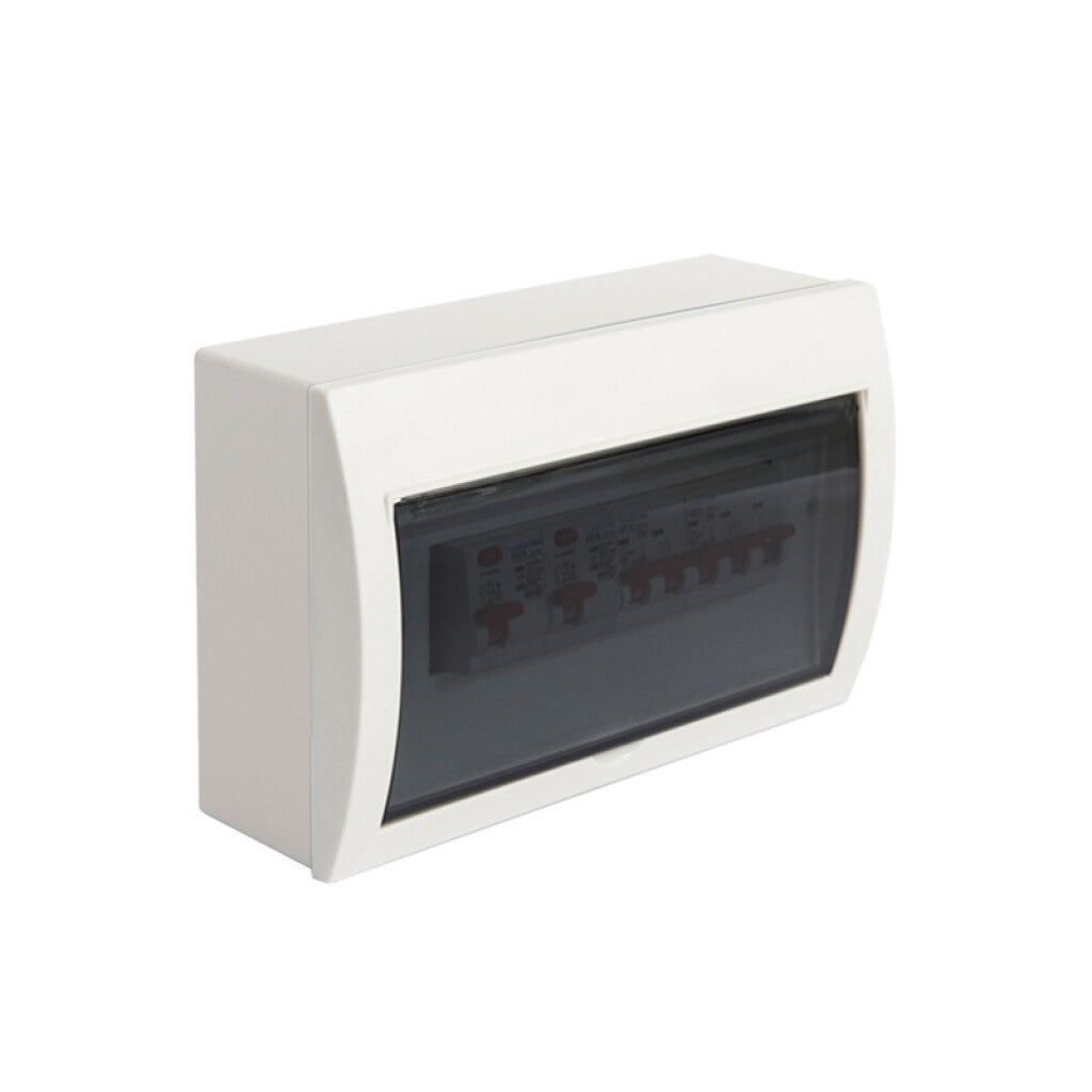 Tablero exterior 12 mód. DIN puerta fumé - CO7448