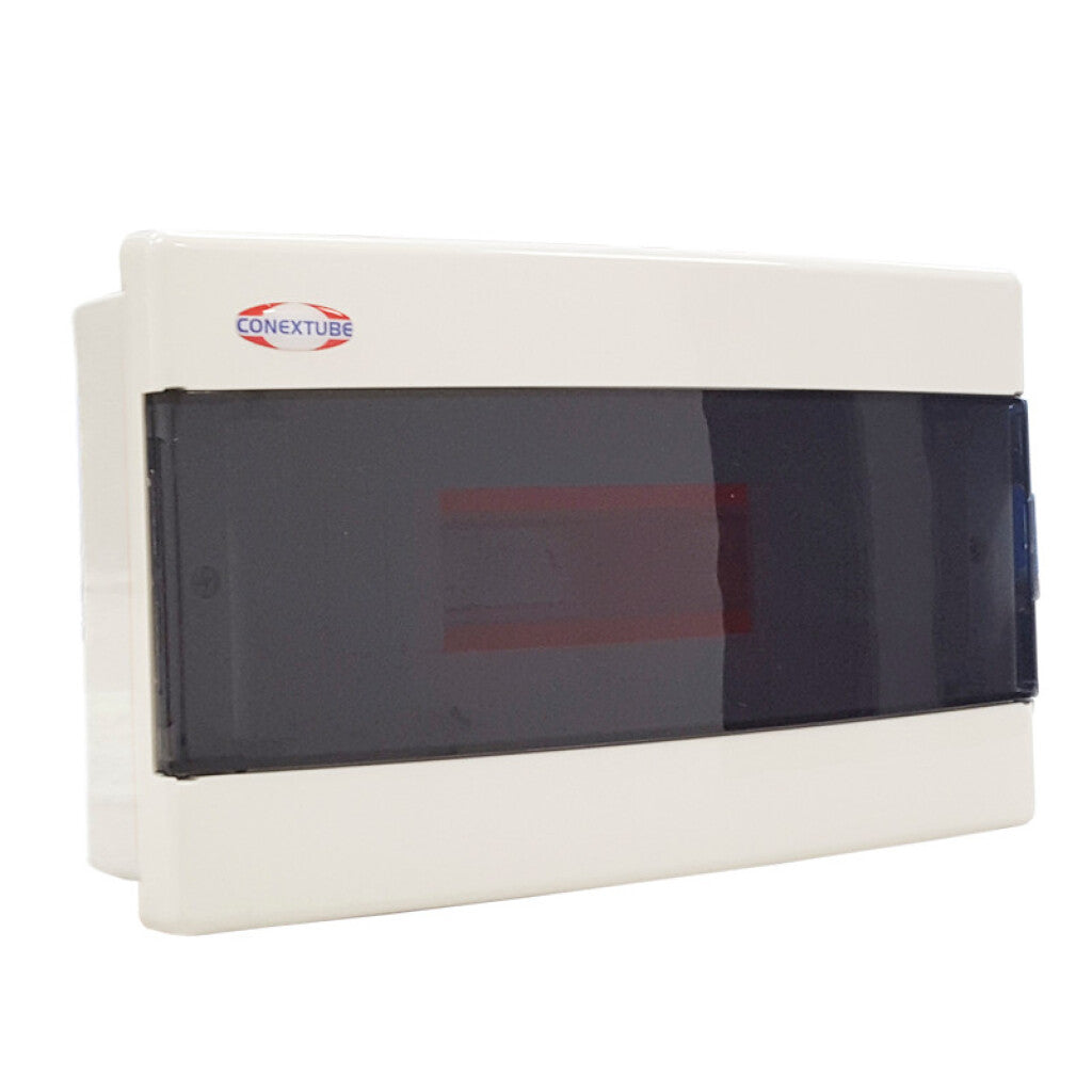 Tablero exterior DIN 12 mód. puerta fumé Luxury - CO7864