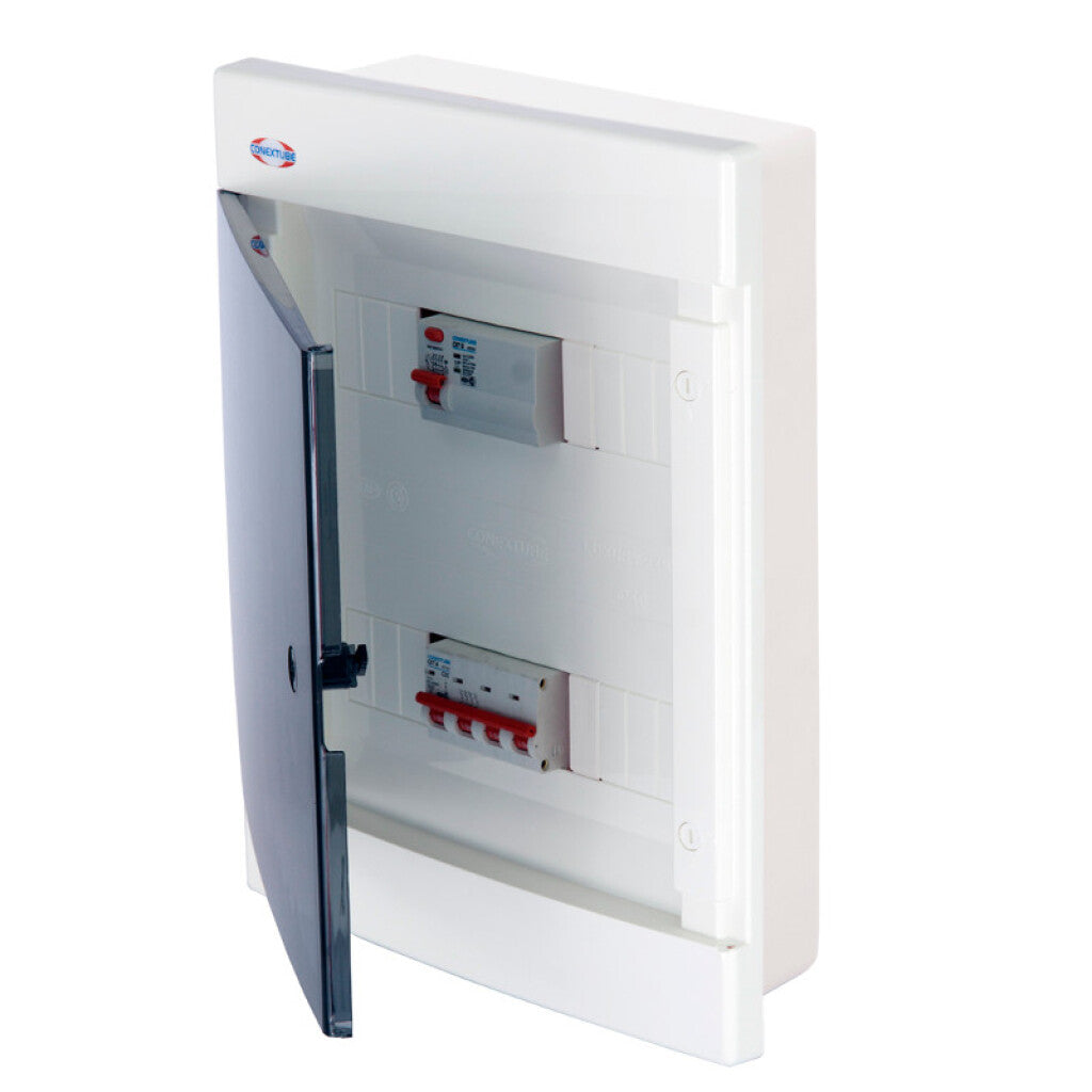 Tablero exterior DIN 24 mód. puerta fumé Luxury - CO7866