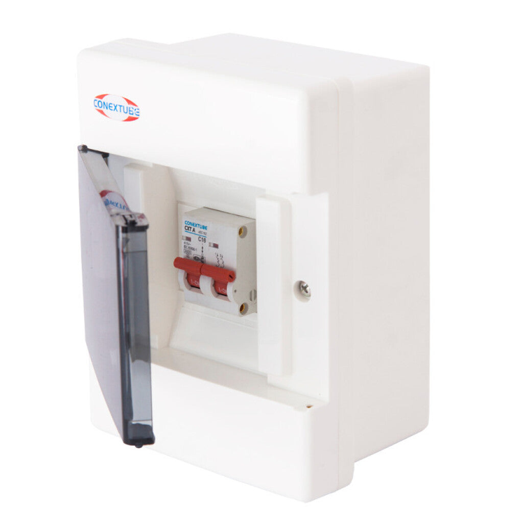 Tablero exterior DIN 4 mód. puerta fumé Luxury - CO7860