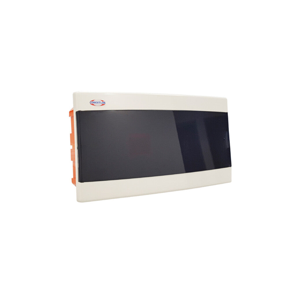 Tablero Luxury embutir DIN 18mod IP41 puerta fumé - CO7825