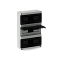 Tablero Luxury MAX riel DIN 36mod IP66 puerta fumé - CO7407