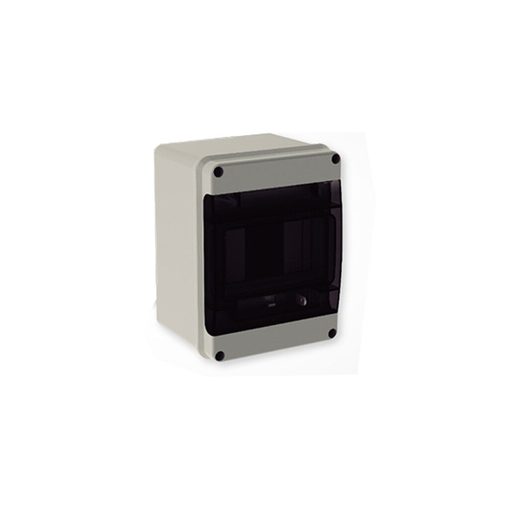 Tablero Luxury MAX riel DIN 4mod IP66 puerta fumé - CO7400