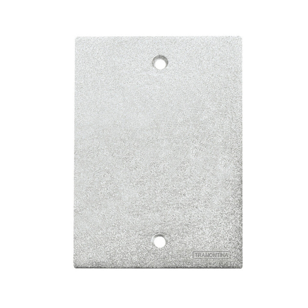 Tapa ciega para caja piso baja cromada -TRAMONTINA - TE7310