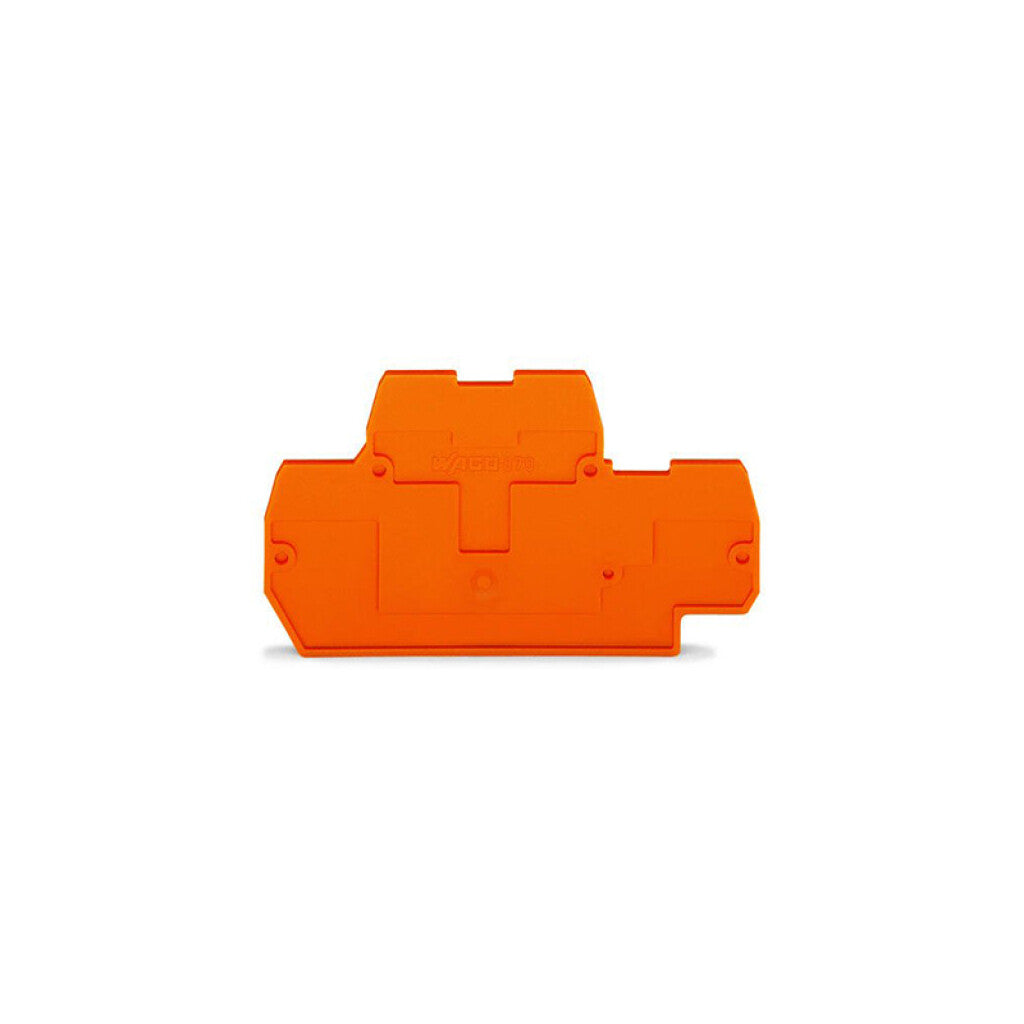 Tapa para borne de doble piso 2,5mm² gris - WG1560