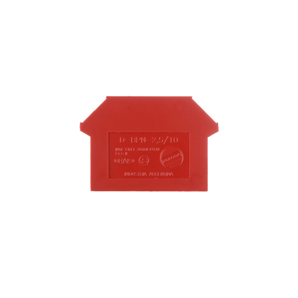 Tapa para bornera roja BPN-2,5-04-06-10 - ZO5216