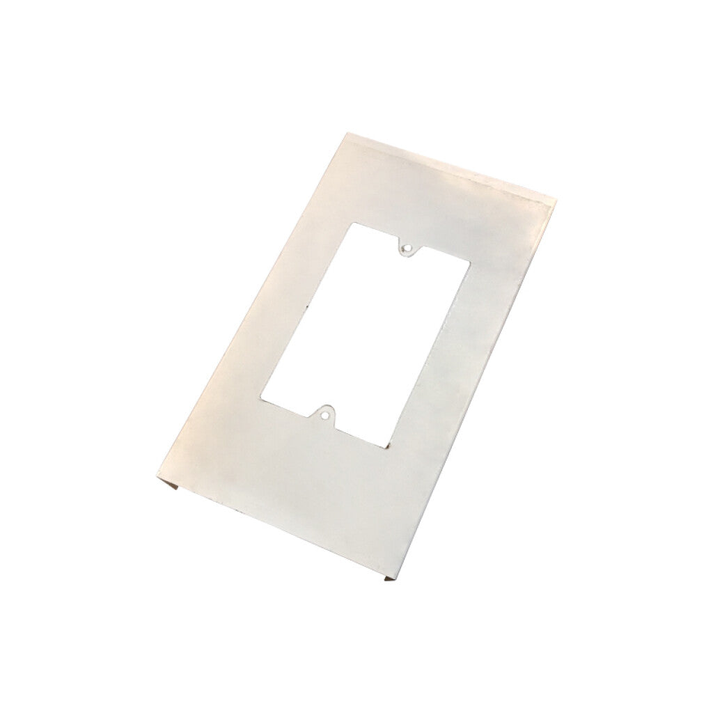 Tapa porta elementos x2 p/ducto blanco 100 zg Nº24 - X00666
