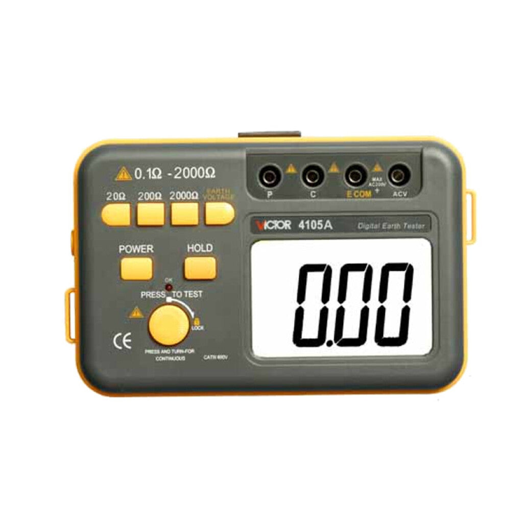 Telurímetro digital 2000 OHM 3 picas 4105A - VC4105