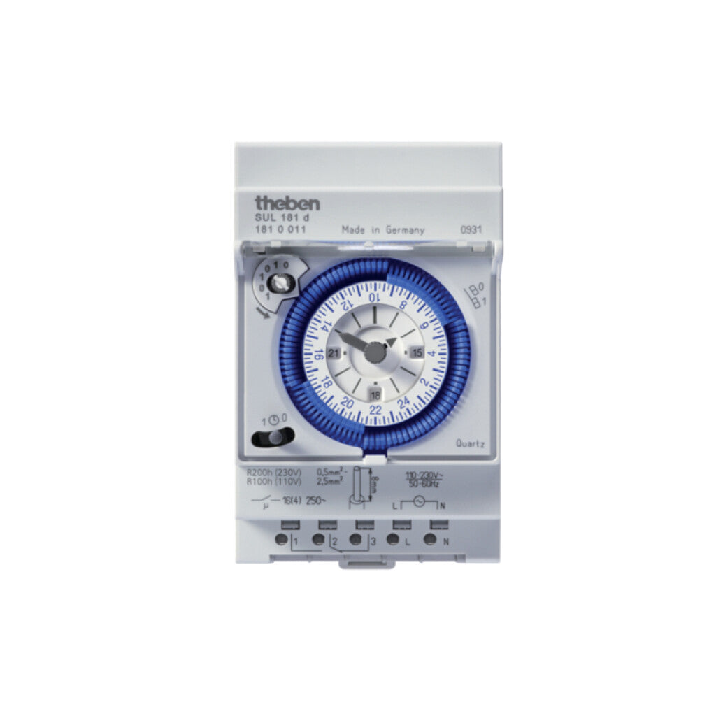 Temporizador analógico 24hs con reserva SUL181D - THE040