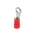Terminal anillo M3 p/cables: 0,25-1,5mm2 rojo - HR0203W