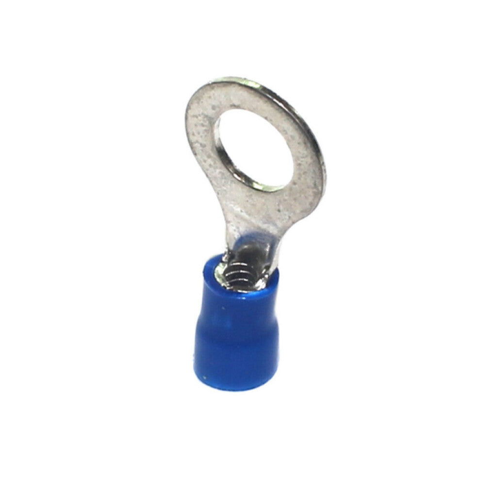 Terminal anillo M6 p/cables: 1,1-2,6mm2 azul - HR0412W