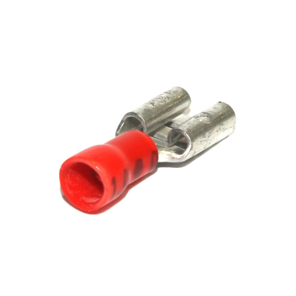 Terminal ench.hembra M6 cables: 0,25-1,5mm2 rojo - HR2609W