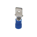 Terminal ench.macho M6 p/cables: 1,3 a 2,6mm2 azul - HR2803W