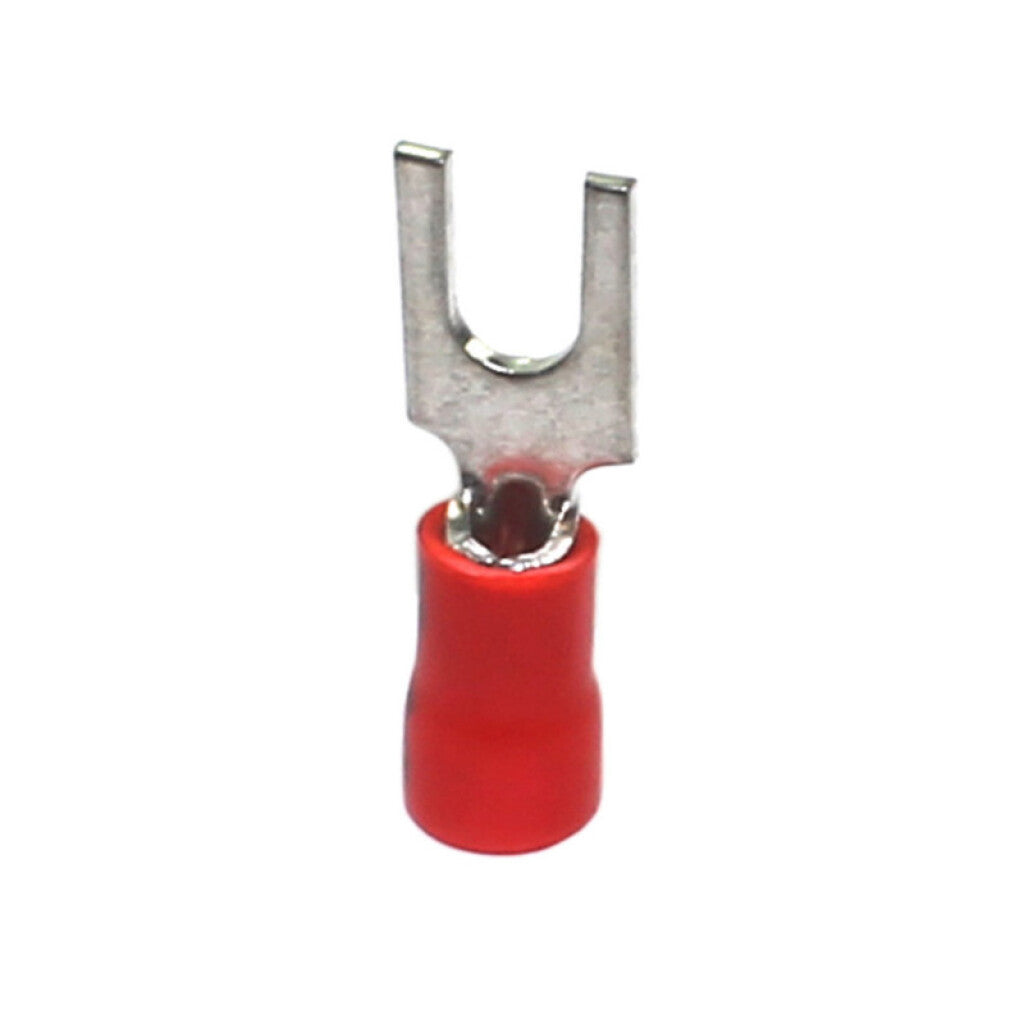 Terminal horquilla M3 p/cables: 0,25 a 1,5mm2 rojo - HR1203W