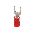 Terminal horquilla M4 p/cables: 0,25 a 1,5mm2 rojo - HR1209W