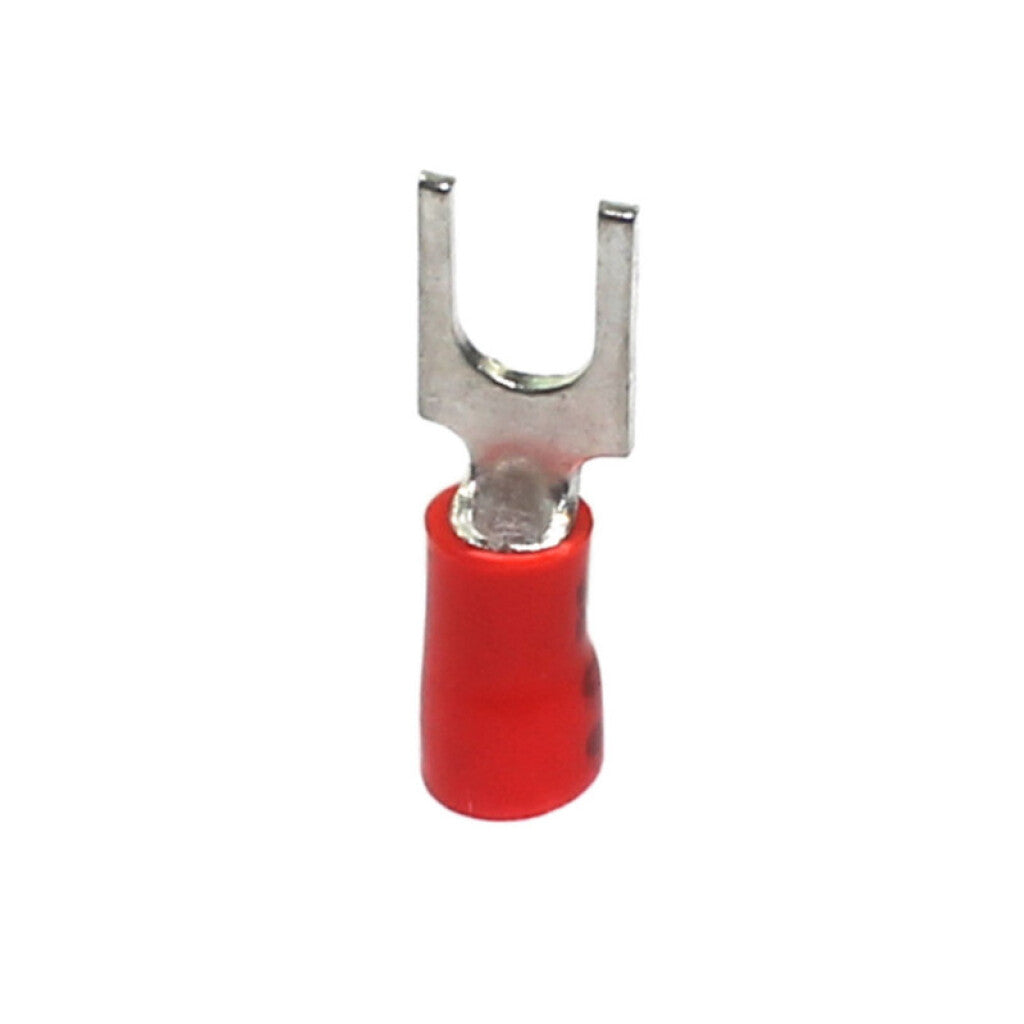 Terminal horquilla M4 p/cables: 0,25 a 1,5mm2 rojo - HR1209W