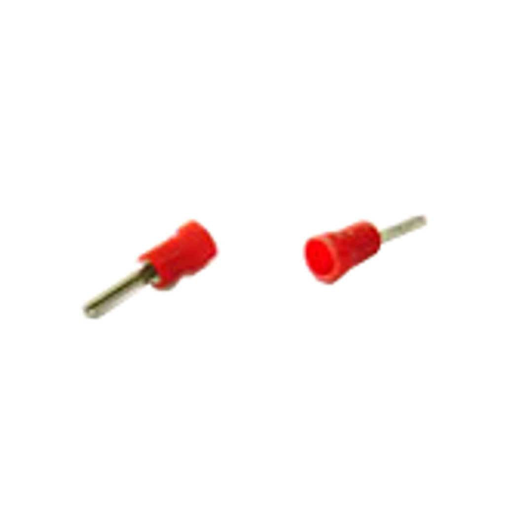 Terminal pino 8mm 0,25-1,60mm² rojo preciox100uds. - HR1803