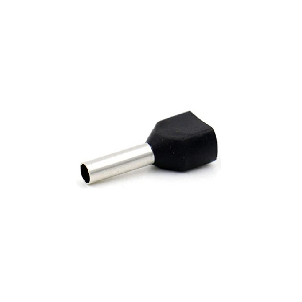Terminal pino p/cable de 2x1,5mm2, color negro - WI3552