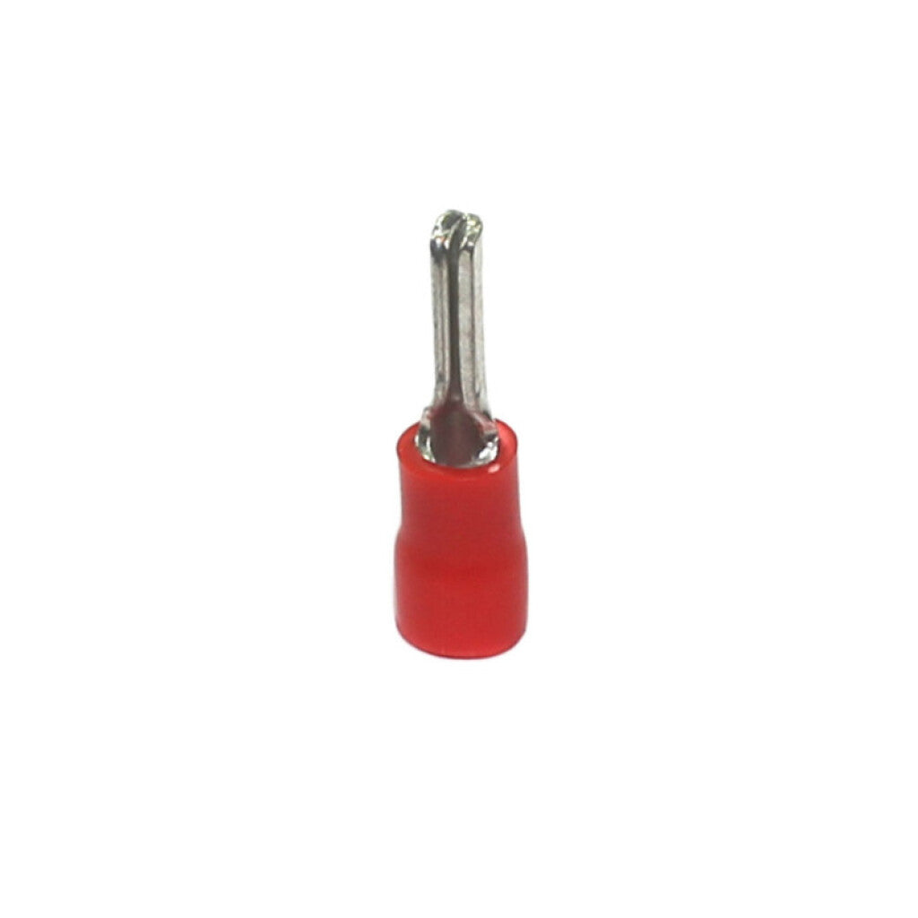 Terminal tipo pino M7 p/cables: 0,25 a 1,5mm2 rojo - HR1803W