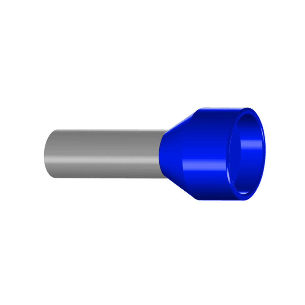 Terminal tipo pino p/1 conductor, cal. 50mm2, azul - HI7055