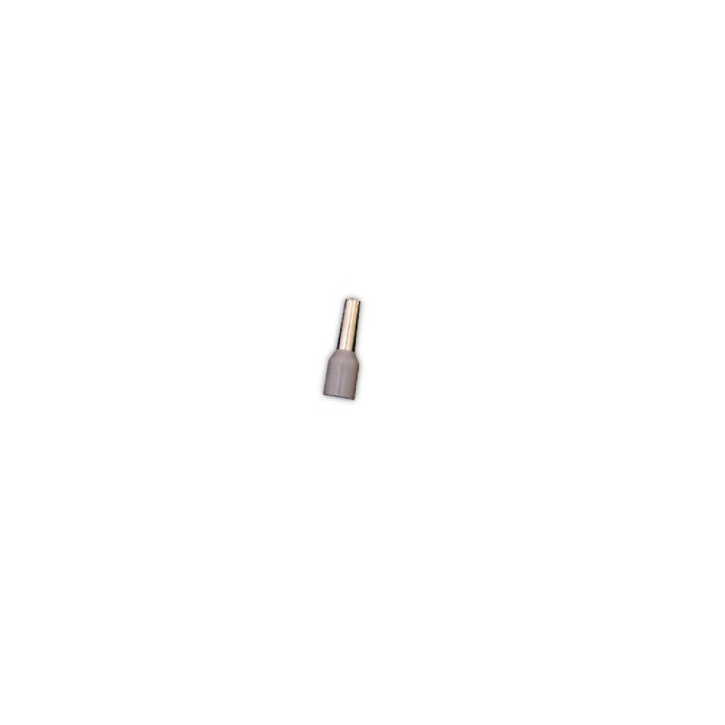 Terminal tipo pino p/cable de 0,75mm2 color gris - WI3505