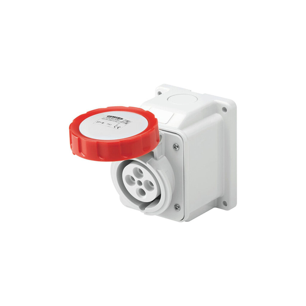 Toma exterior industrial p/ contenedor 3P+T 32A 3HS 380V IP67 - GG0156