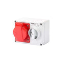 Tomacorriente c/ ll. ext. IP44 3P+T+N 32A 6HS 380V - GG6020