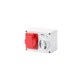 Tomacorriente c/llave ext IP44 3P+N+T 16A 6HS 380V - GG6009