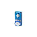Tomacorriente c/ llave ext. IP67 2P+T 16A 6HS 220V - GG6204