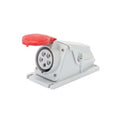 Tomacorriente ext. ind. 3P+T+N 16A 6HS 380V rojo - GG2482