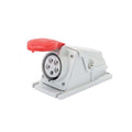 Tomacorriente ext. ind. 3P+T+N 32A 6HS 380V rojo - GG2493