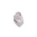 Tomacorriente exterior schuko + 2 tomas 3 en línea - C84554