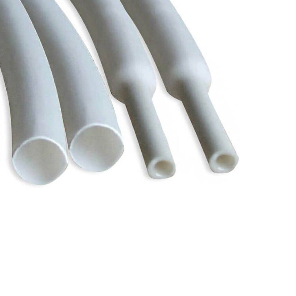 Tubo termocontraíble blanco Ø7/3,5mm, sin adhesivo - WI0302