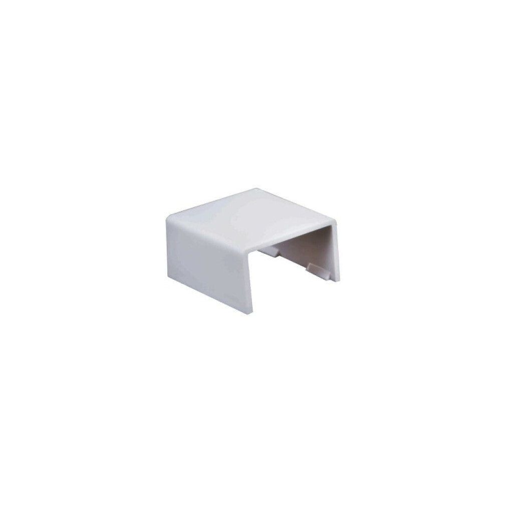 Unión recta plástica 13x7mm color blanco - DX0217