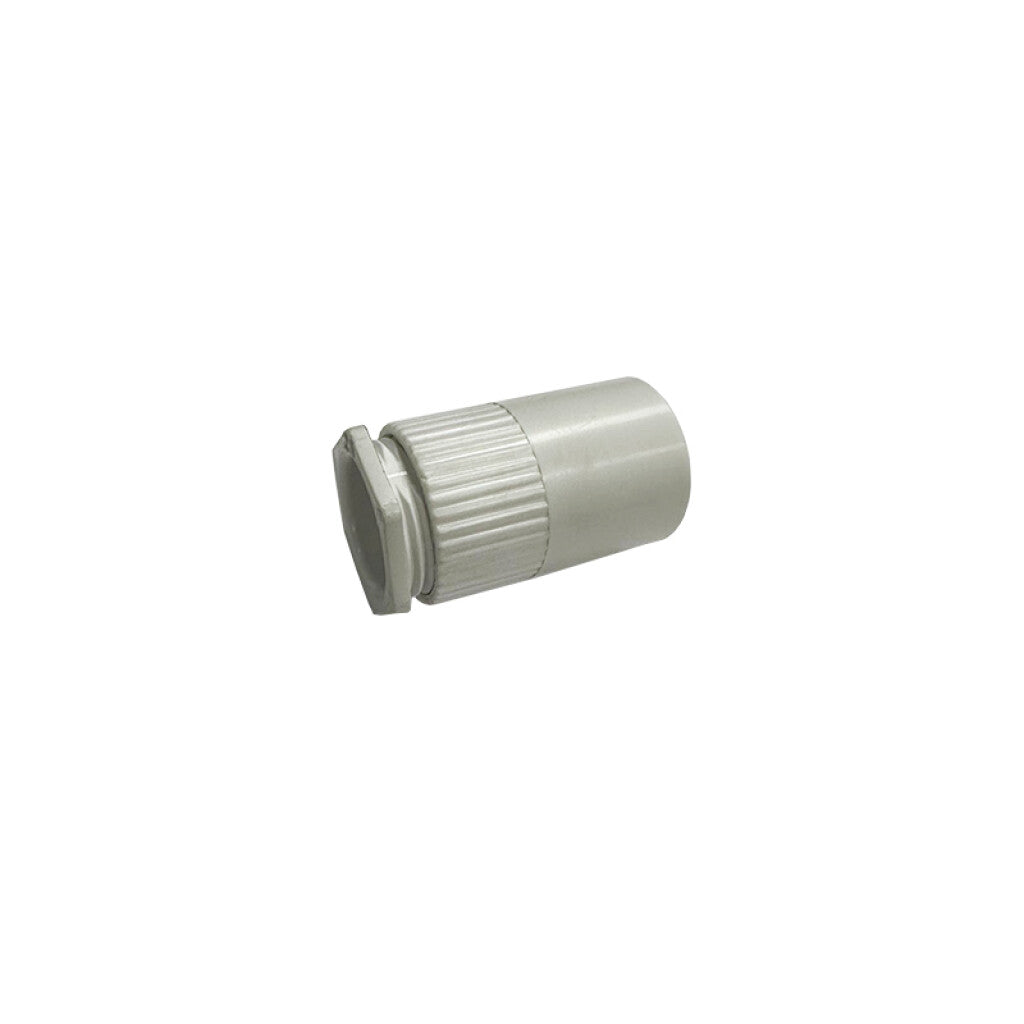 Unión Tubo-caja 20mm blanco - C33360