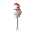 Veladora portátil USB con forma de muñeco de nieve - AI9412