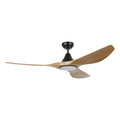 Ventilador de techo madera Ø1320mm con luz 19W - EG0191