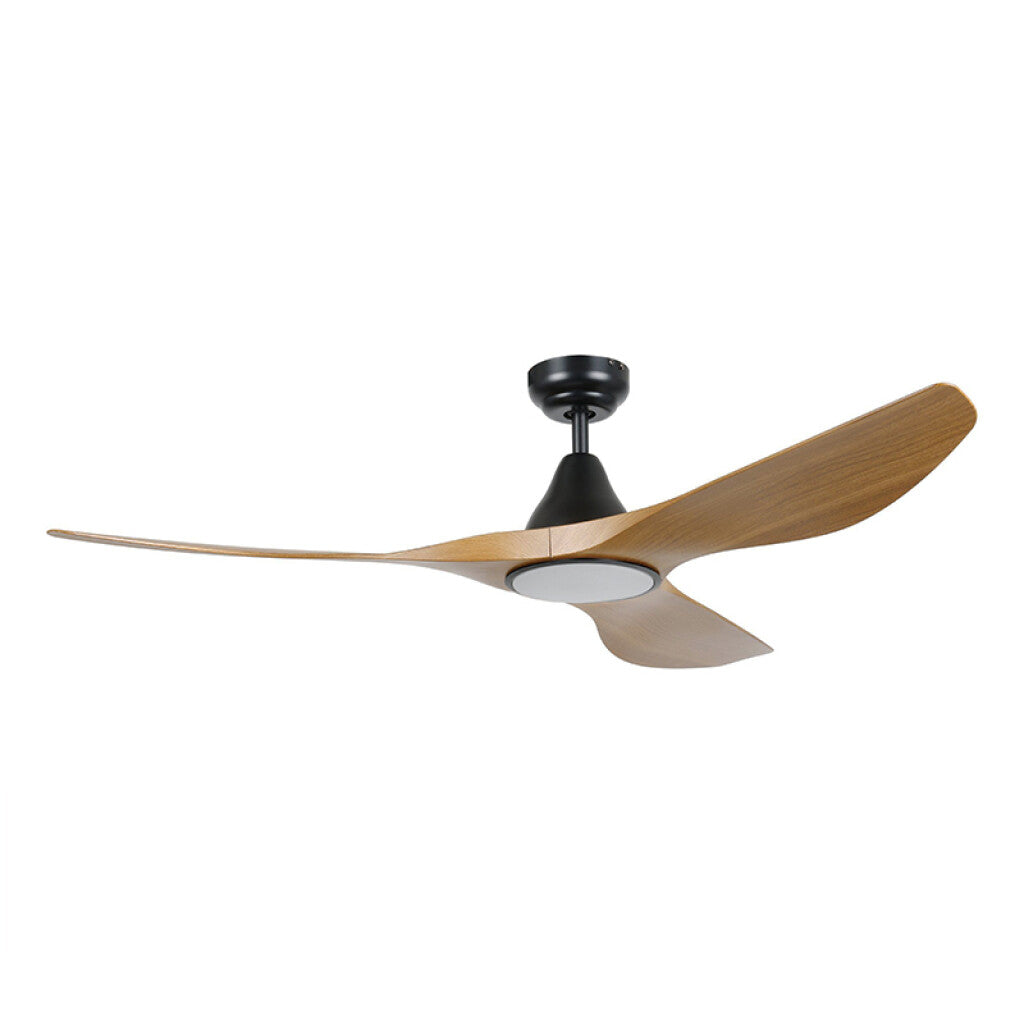 Ventilador de techo madera Ø1320mm con luz 19W - EG0191